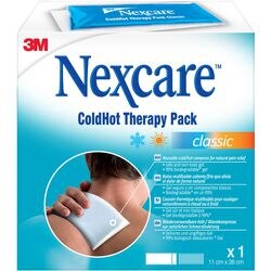 Warm en koud compress nexcare classic 26 x 11 cm blauw, wit