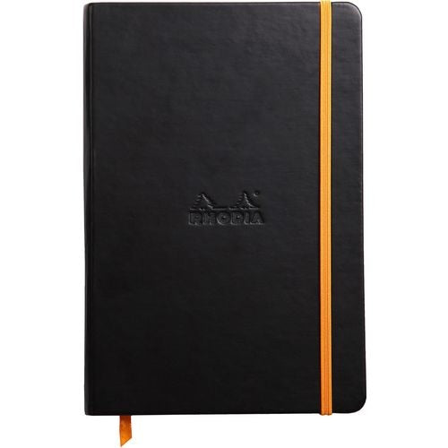 Notitieboek clairefontaine rhodia 118742c pu zwart