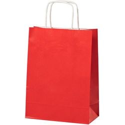 Papieren zak s rood 3,5 l 180x80x240 mm