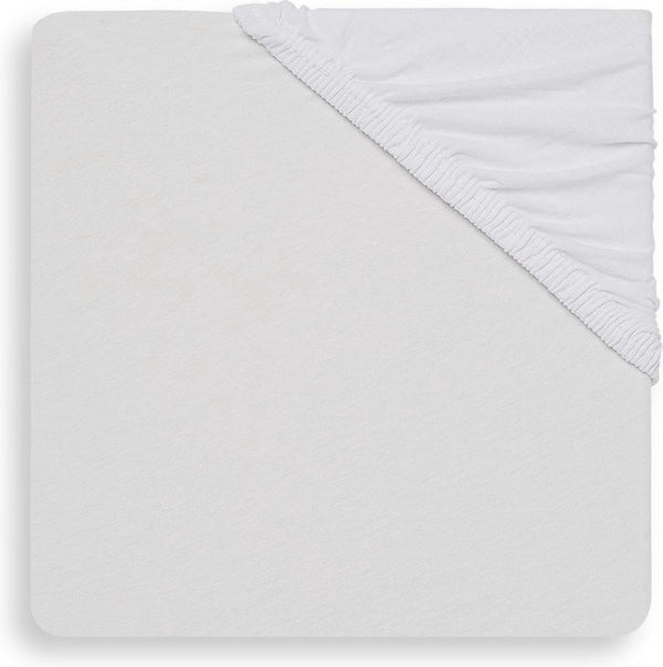 Jollein hoeslaken jersey 60x120cm wit