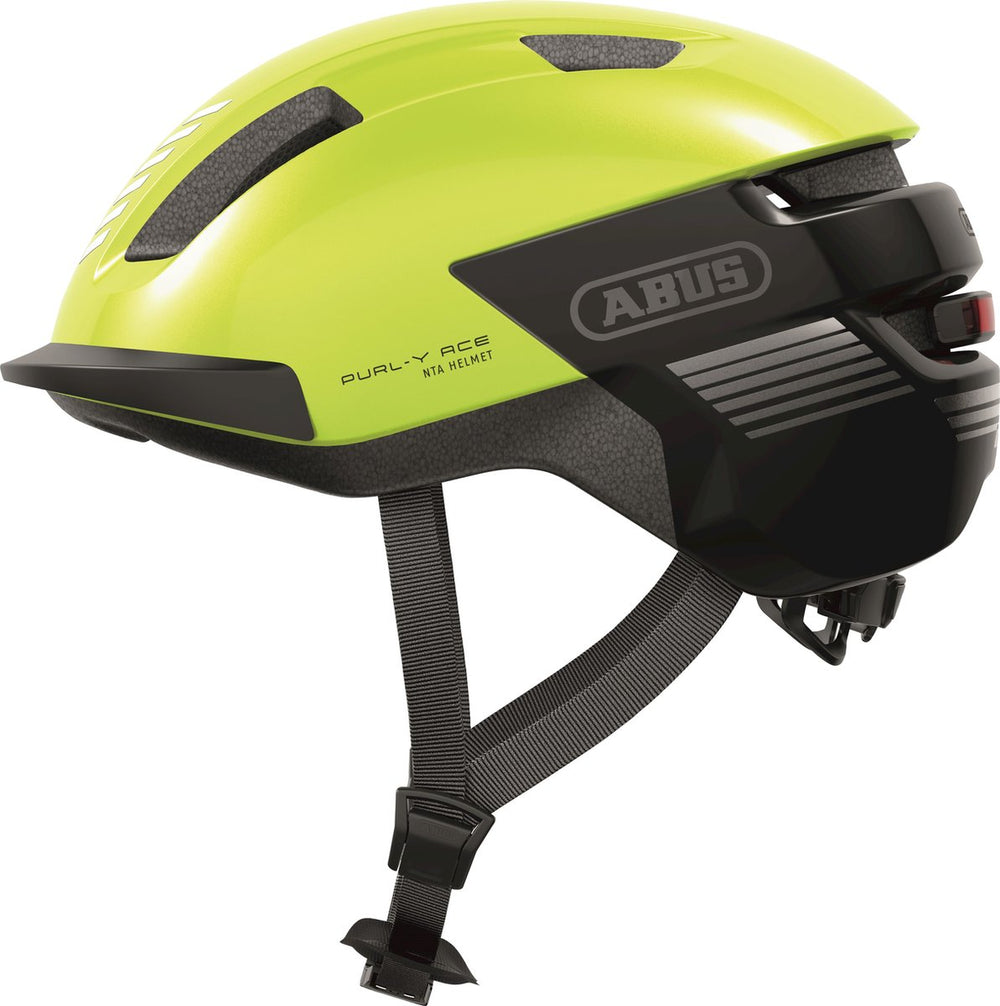 Abus helm purl-y ace signaalgeel s 51-55cm