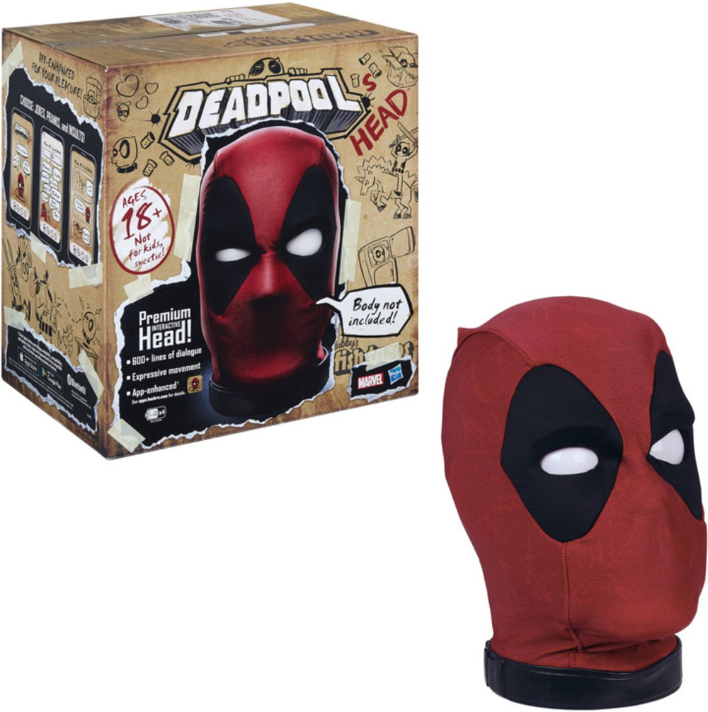 Marvel legends deadpool head - interactief hoofd met 600+ zinnen