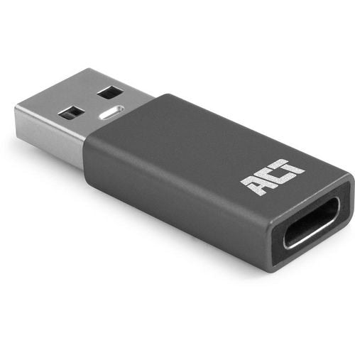 Act connectivity usb-a naar usb-c adapter (donkergrijs)