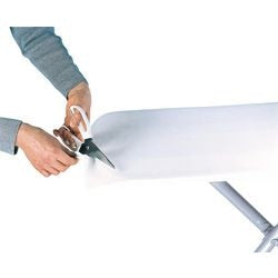 Leifheit strijkplank molton onderlaag - universele strijkplankvulling - max. 140 x 45 cm - 5 mm dikke molton - wit
