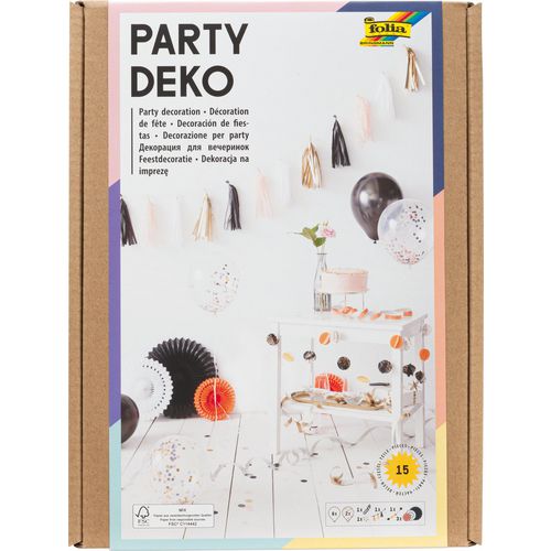 Feestdecoratie folia volwassenen papier multikleur