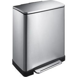 Eko pedaalemmer 31650248 rvs (roestvrij staal) zilver