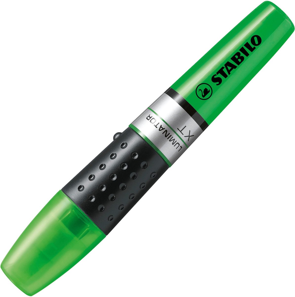 Stabilo luminator - markeerstift - extra grote inkttank - groen - per stuk