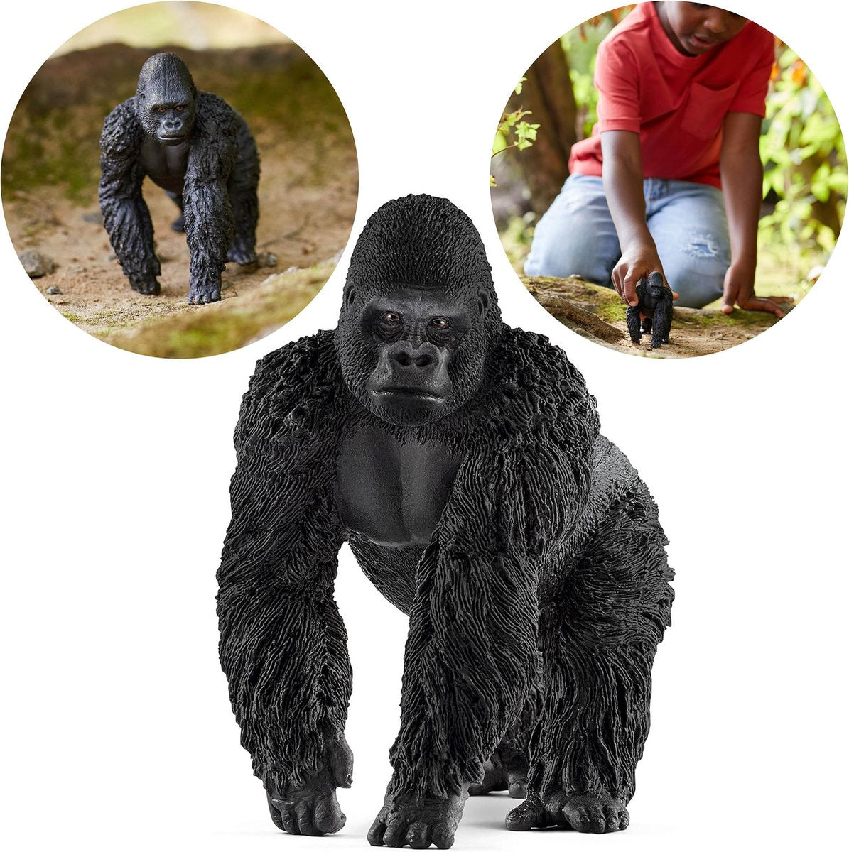 Schleich safari - gorilla, mannetje 14770