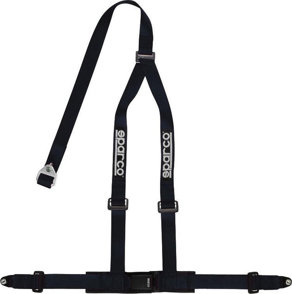Sparco 3-punts sportgordel - zwart - incl. schroefbevestiging (e-keur)