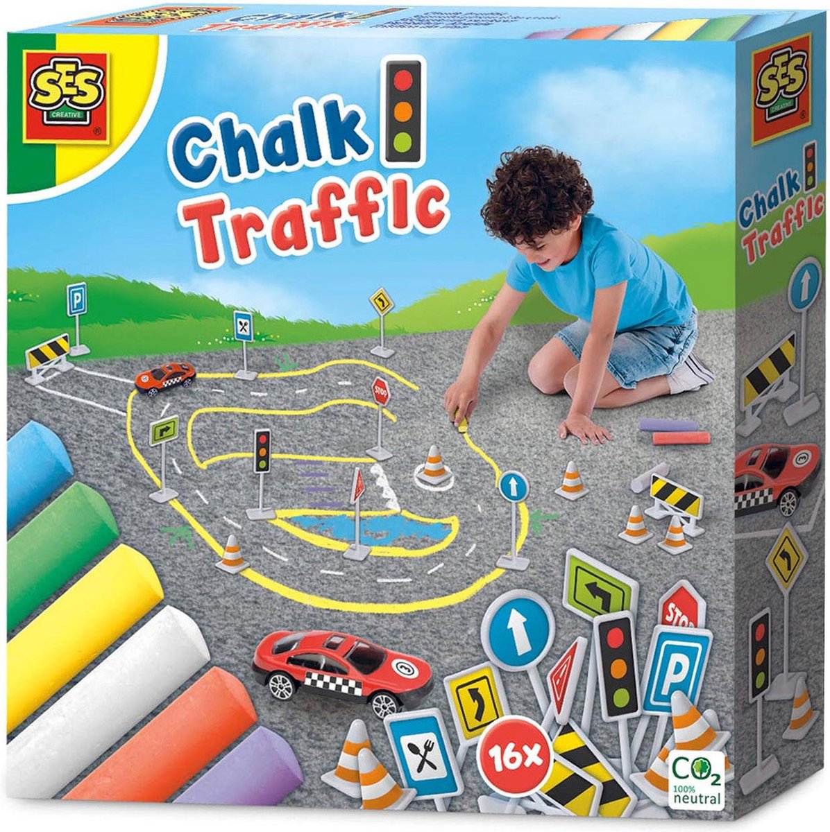 Zijn stoepkrijtverkeer