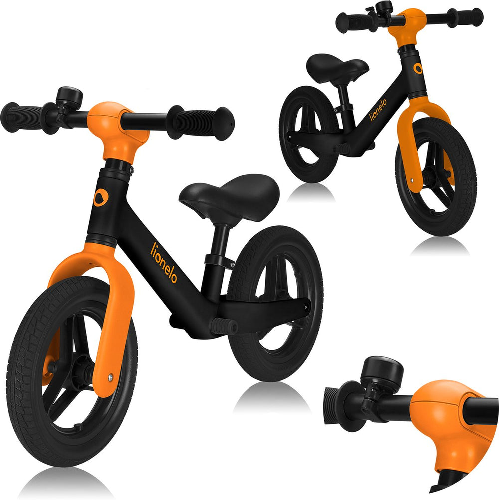 Lionelo toni loopfiets – vanaf 18 mnd – tot 30 kg – lichtgewicht 2,3 kg – verstelbaar zadel stuur – pu wielen – voetsteun – abec-7 lagers – stuurbegrenzing 120° – ergonomisch – en 71-1 gecertificeerd