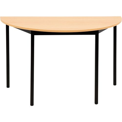 Halfronde tafel sodematub ft126dero-1111 beuken zwart