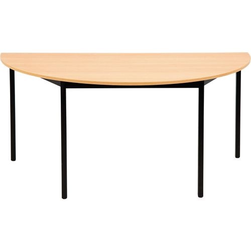 Halfronde tafel sodematub ft168dero-1111 beuken zwart