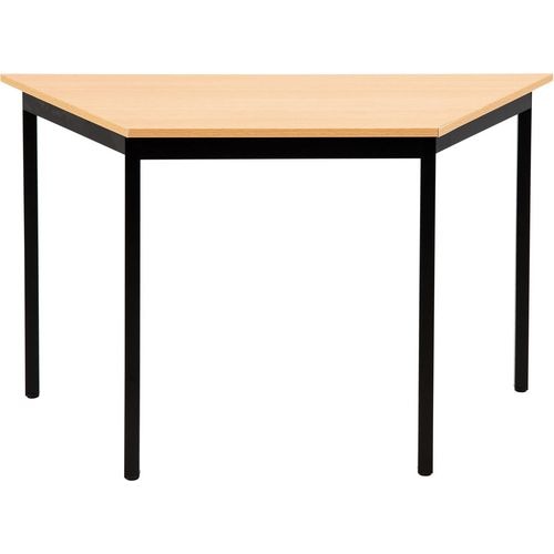 Trapeziumvormige tafel sodematub ft126trap-1111 beuken zwart