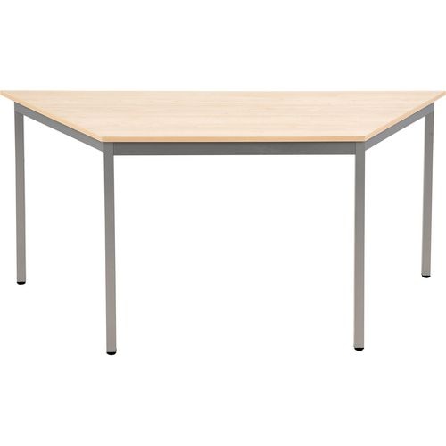 Trapeziumvormige tafel sodematub ft168trap-6515 esdoorn zilver