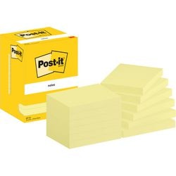 Post-it zelfklevende memoblaadjes 657-cy 76x102mm effen geel