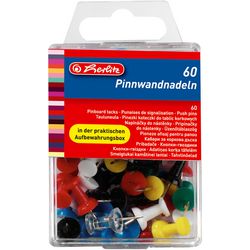 Herlitz punaises 8770406 kunststof, metaal kleurenassortiment