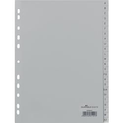 Alfabetische tabbladen durable 6508 24 tabs 11 gaten grijs