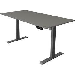 Zit-sta-bureau kerkmann 10181612 melamine antraciet; grafiet