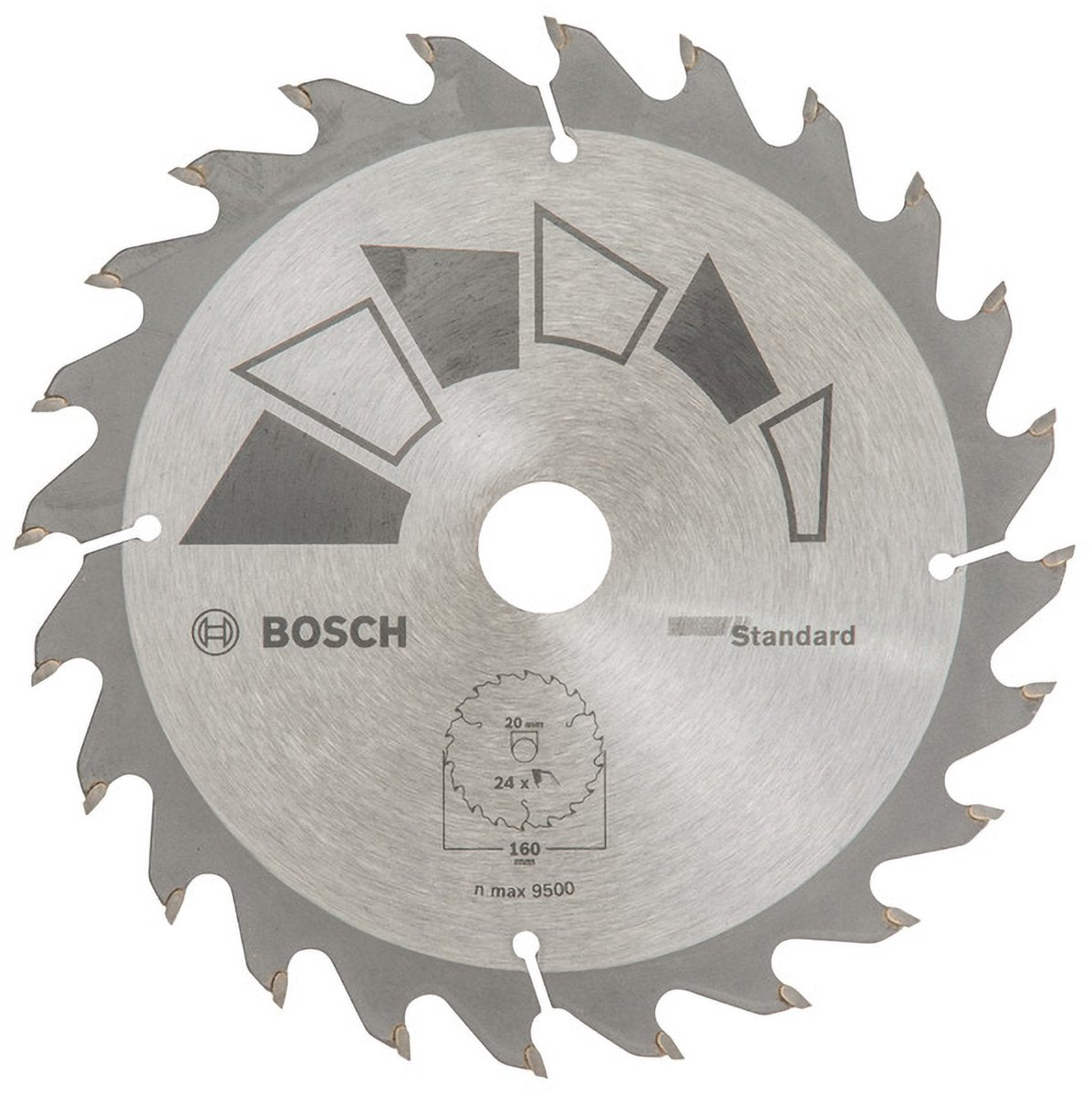 Bosch cirkelzaagblad basic 160x2.2x20 16,t24 (1)