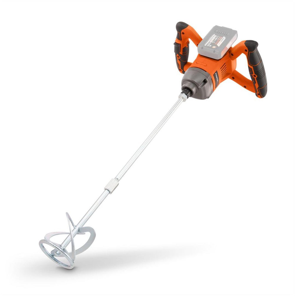 Powerplus dual power powdp7080 beton verfmenger 20v (geen batt)