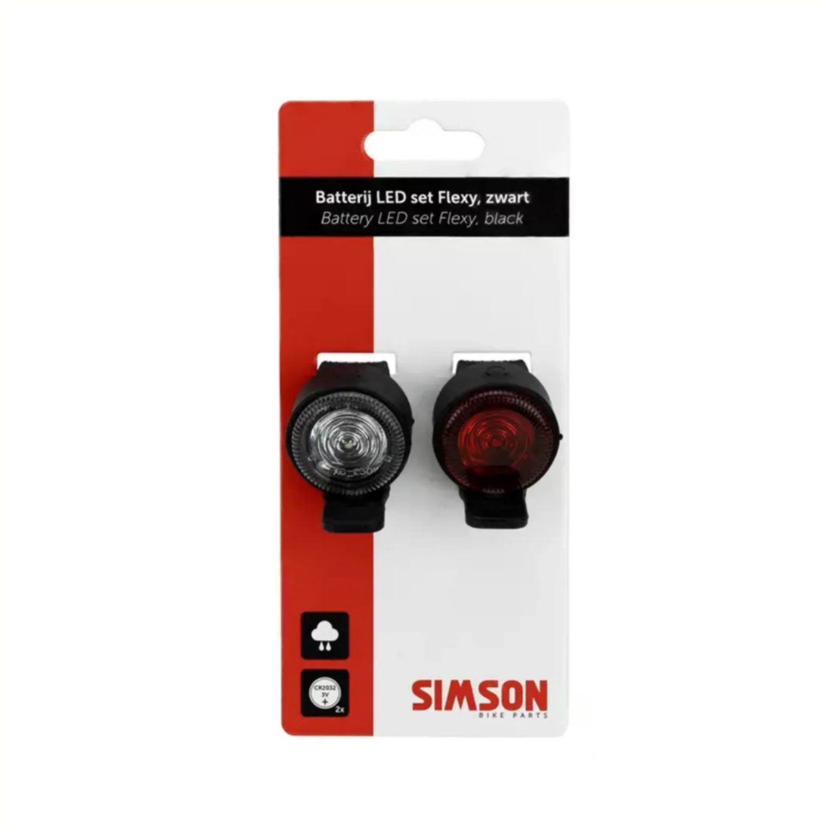 Verlichtingsset Simson 'Flexy' LED-set - zwart