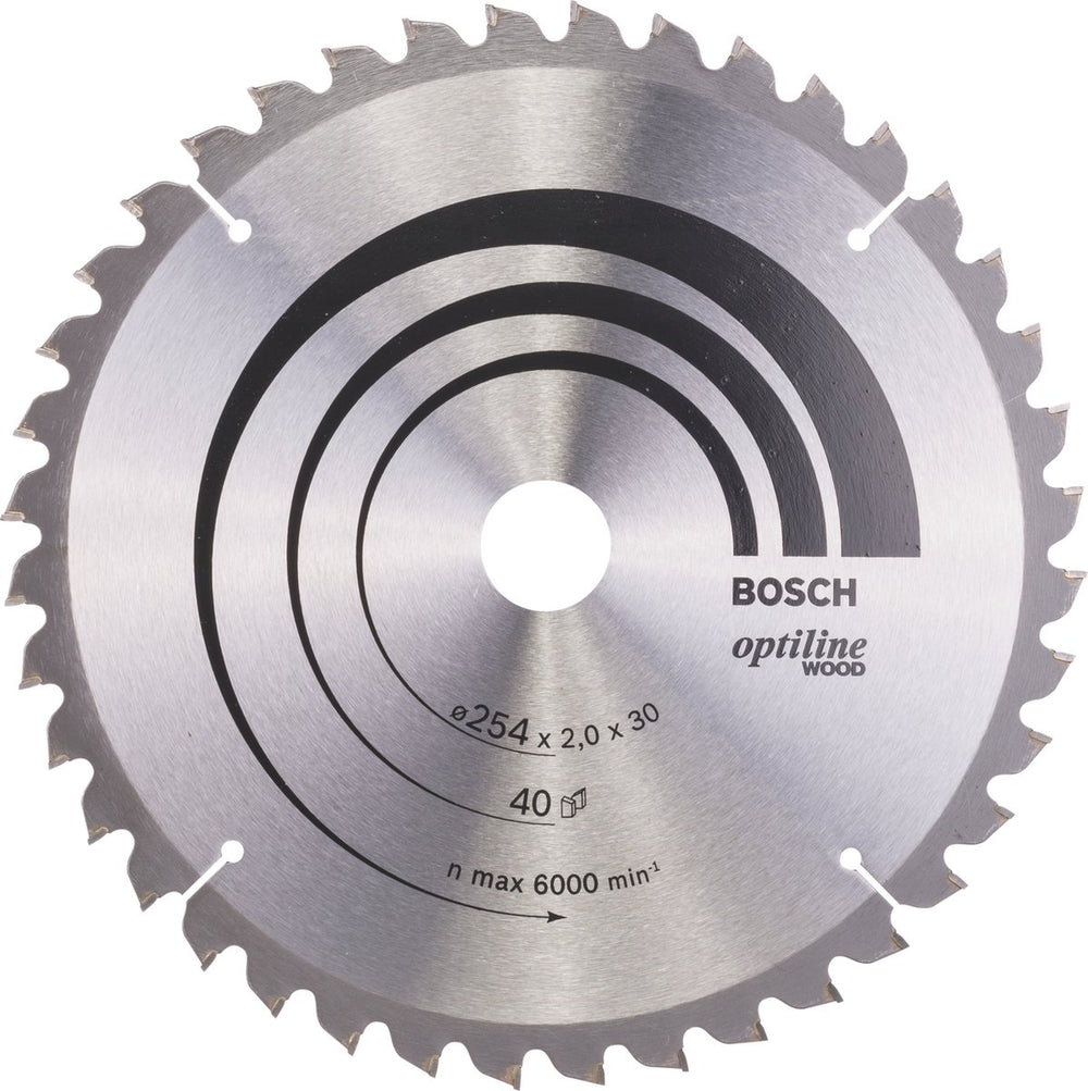 Bosch pro wood cirkelzaagblad, 254 x 2 x 30 mm
