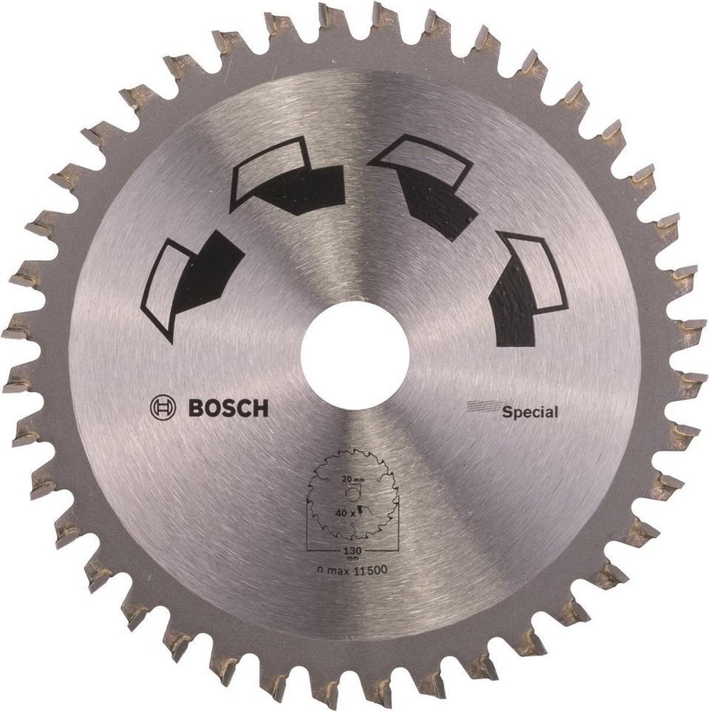 Bosch special cirkelzaagblad - 130 x 20 x 2.2 mm - 40 tanden