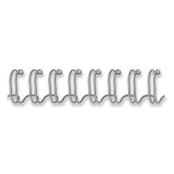 Fellowes bindruggen 34-rings 8 mm a4 zilver 100 stuks