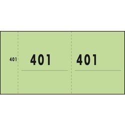 Sigel nummerblok - expres - groen - 10 blok a 100 vel - genummerd 1 t m 1000 - si-76153