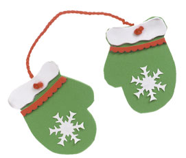 Darice • foamie kit mittens