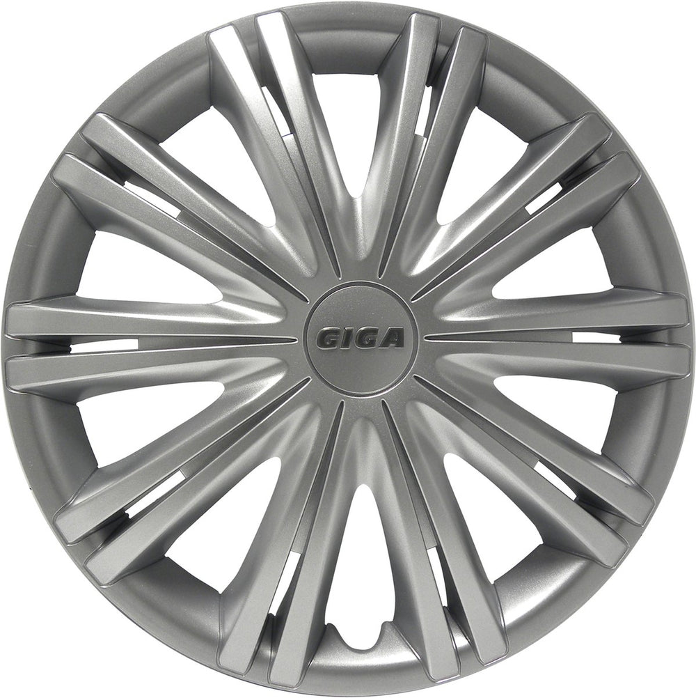 Carpoint wieldoppen giga 14 inch abs zilver set van 4