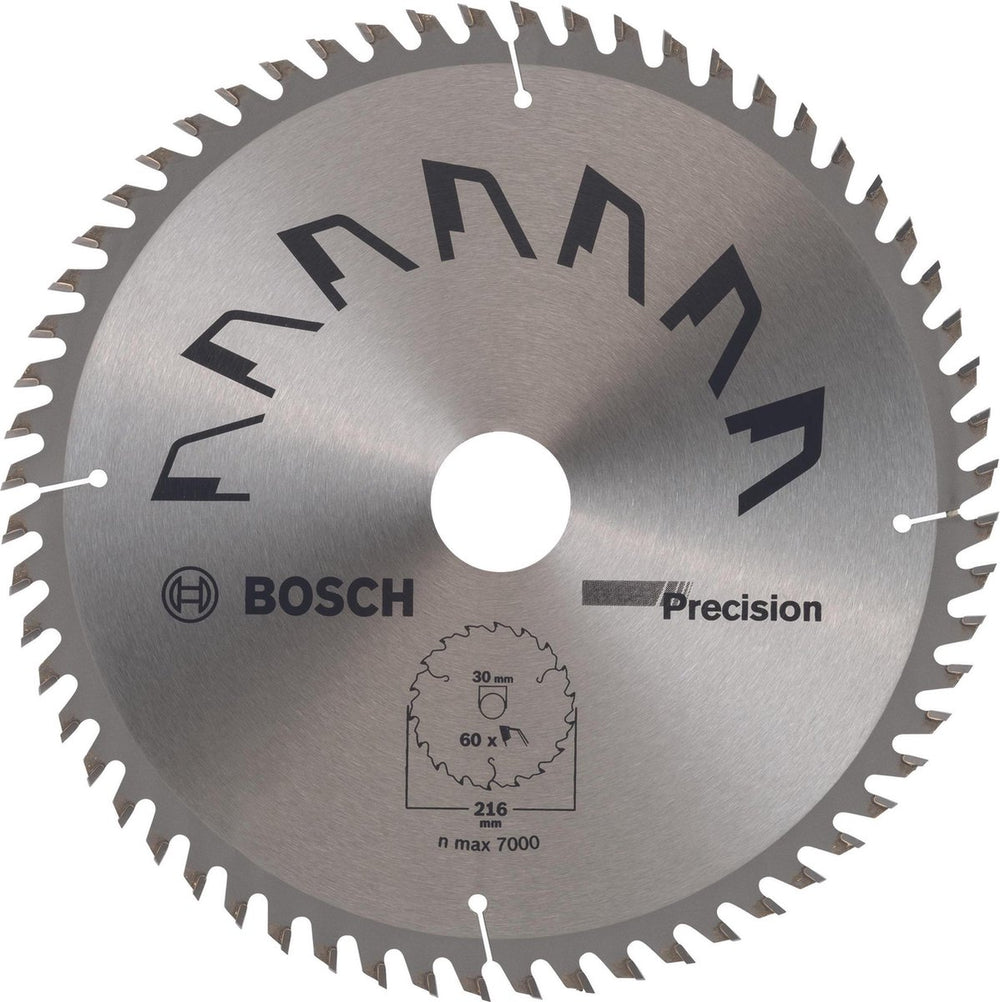 Bosch cirkelzaagblad precision 216x30x2,5,t60