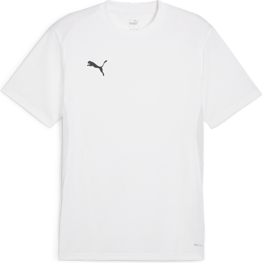 Puma teamgoal jersey heren sportshirt - white- black-feather gray
