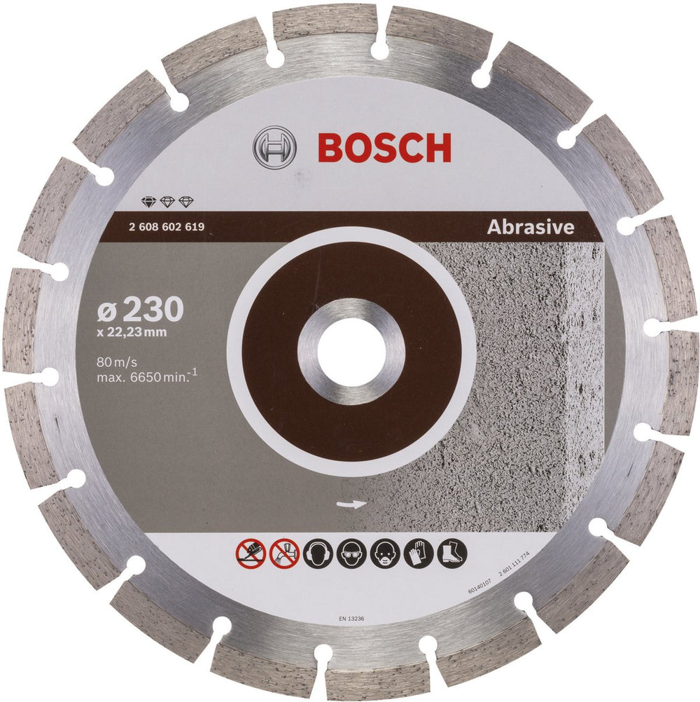 Bosch - diamantdoorslijpschijf standard for abrasive 230 x 22,23 x 2,3 x 10 mm
