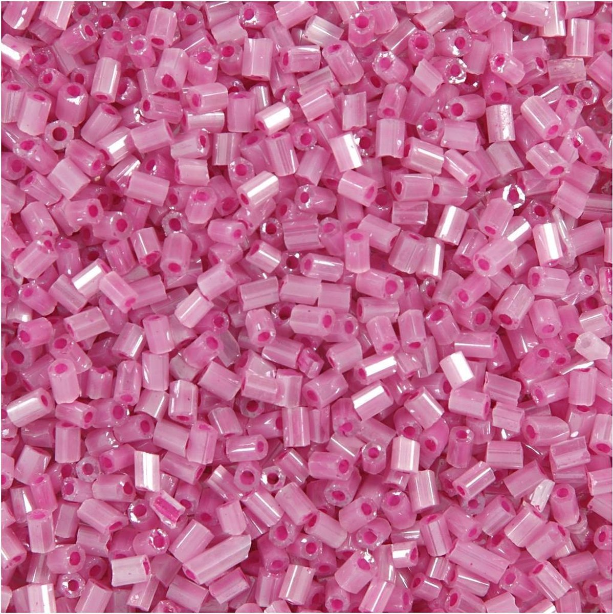 Creativ company rocailles, afm 15 0, d: 1,7 mm, 500 gr, roze