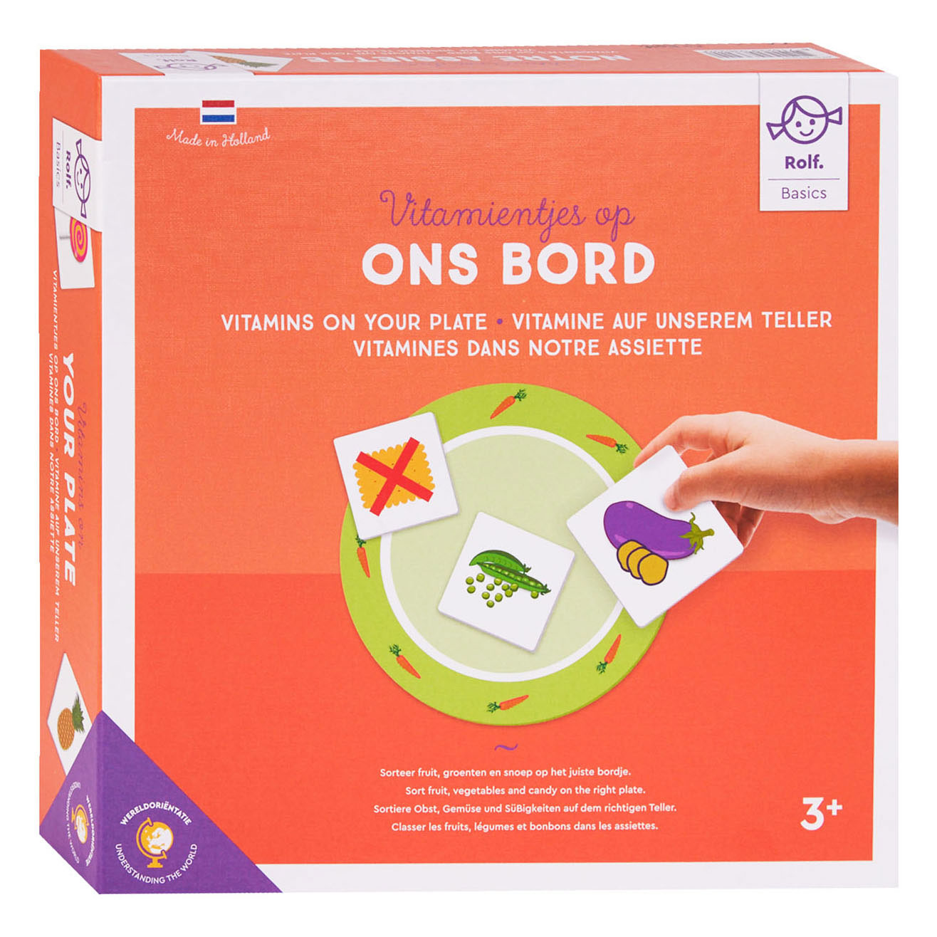 Rolf Basics - Vitamientjes op ons bord Memo en Sorteerspel