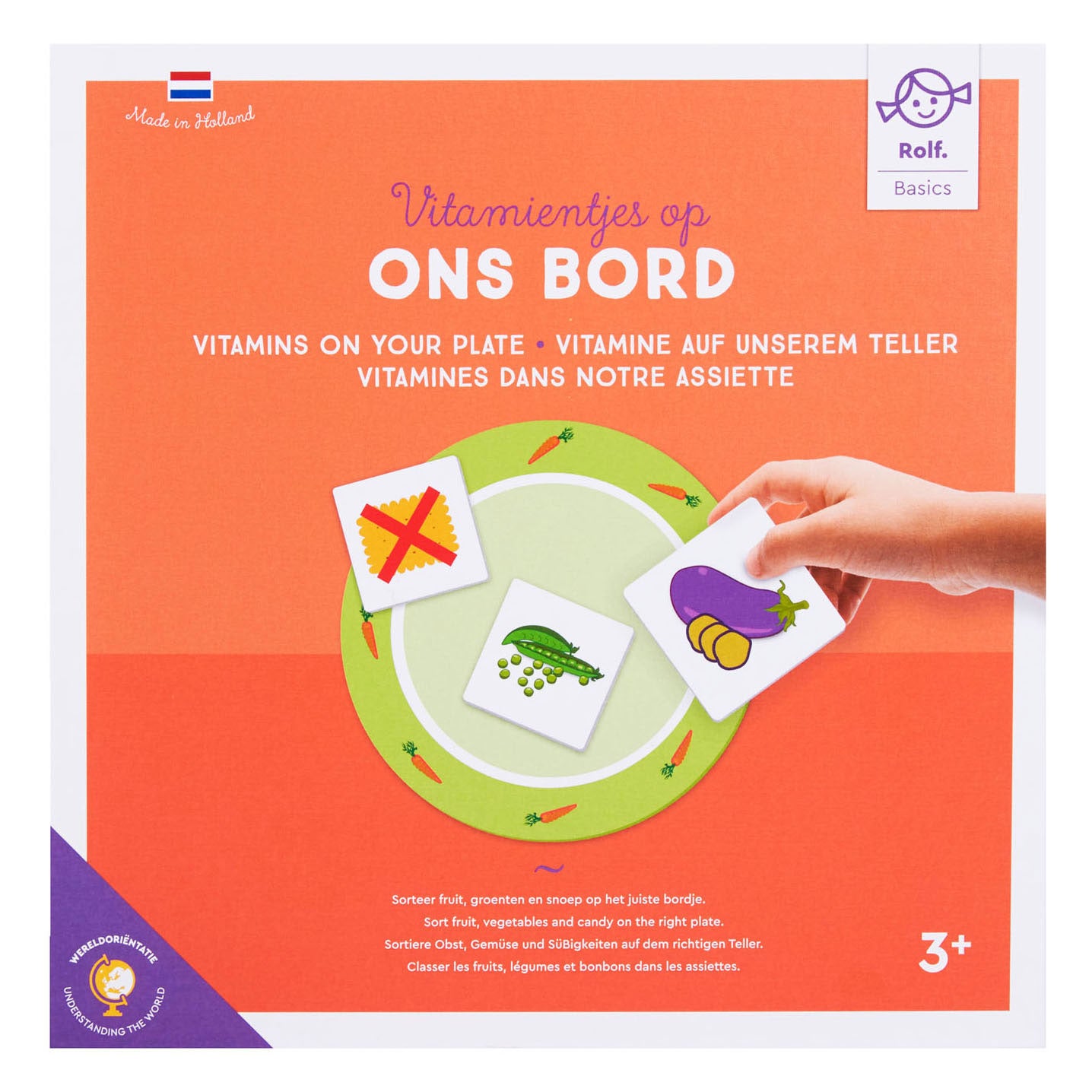 Rolf Basics - Vitamientjes op ons bord Memo en Sorteerspel