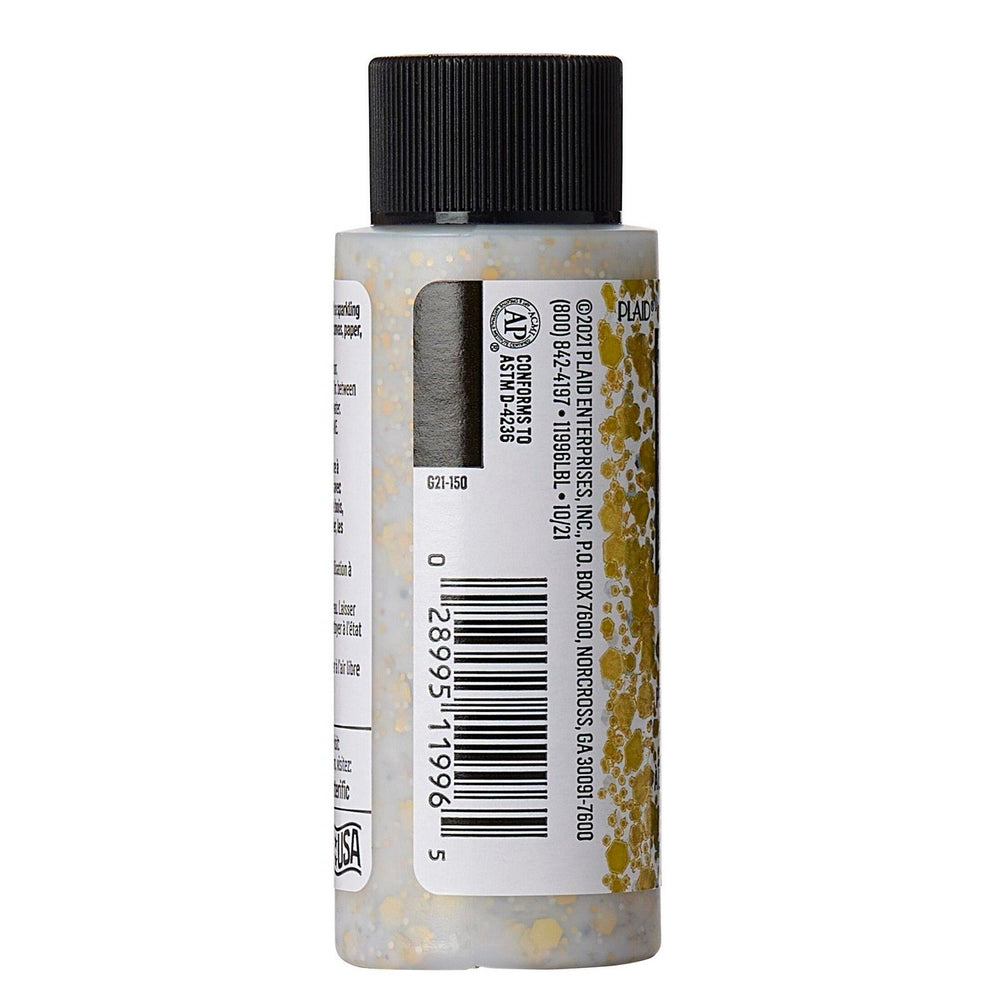 Folkart • glitterific pop acrylic paint golden treasure 59ml