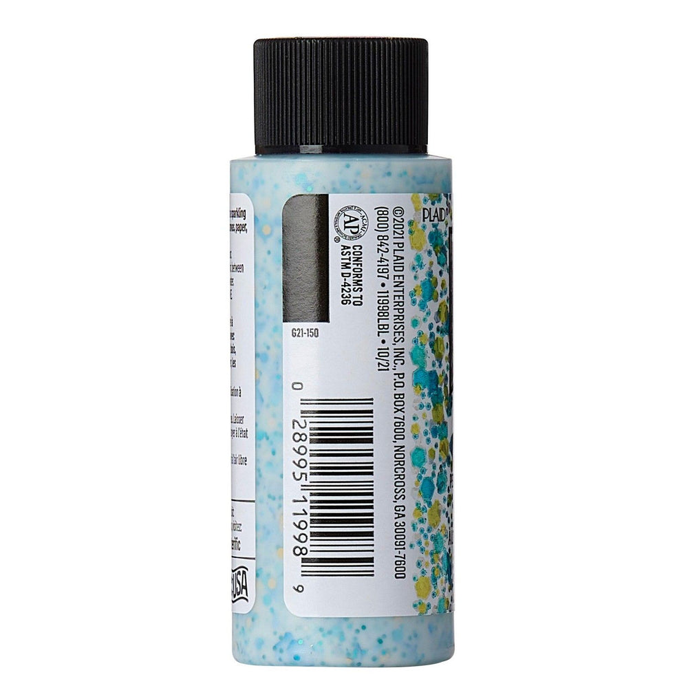 Folkart • glitterific pop acrylic paint beach vibe 59ml