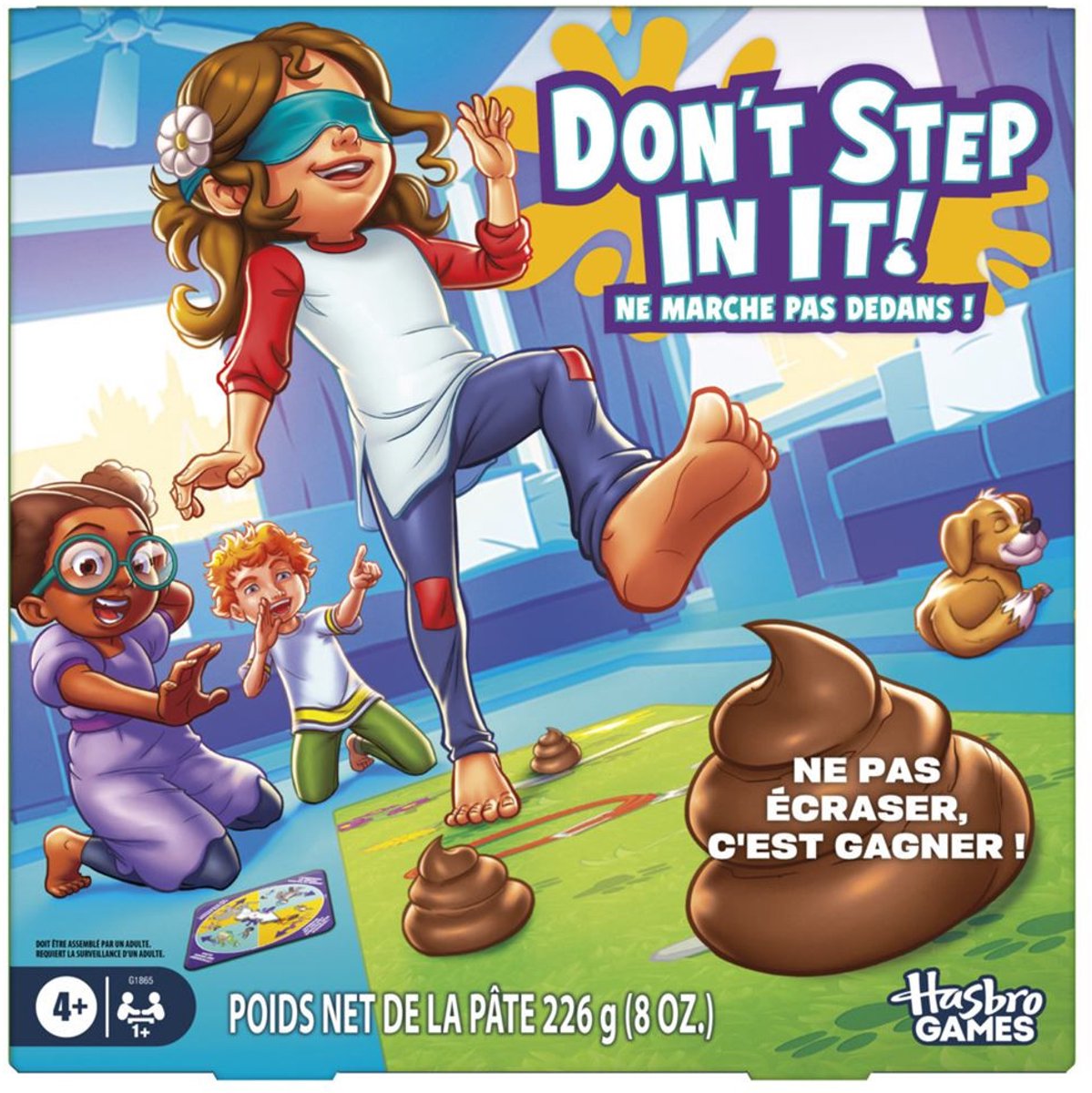 Hasbro – trap er niet in! [color] – feestspel – blinddoek klei