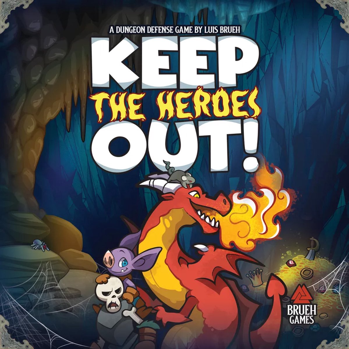 Vesuvius media keep the heroes out! - coöperatief engelstalig bordspel
