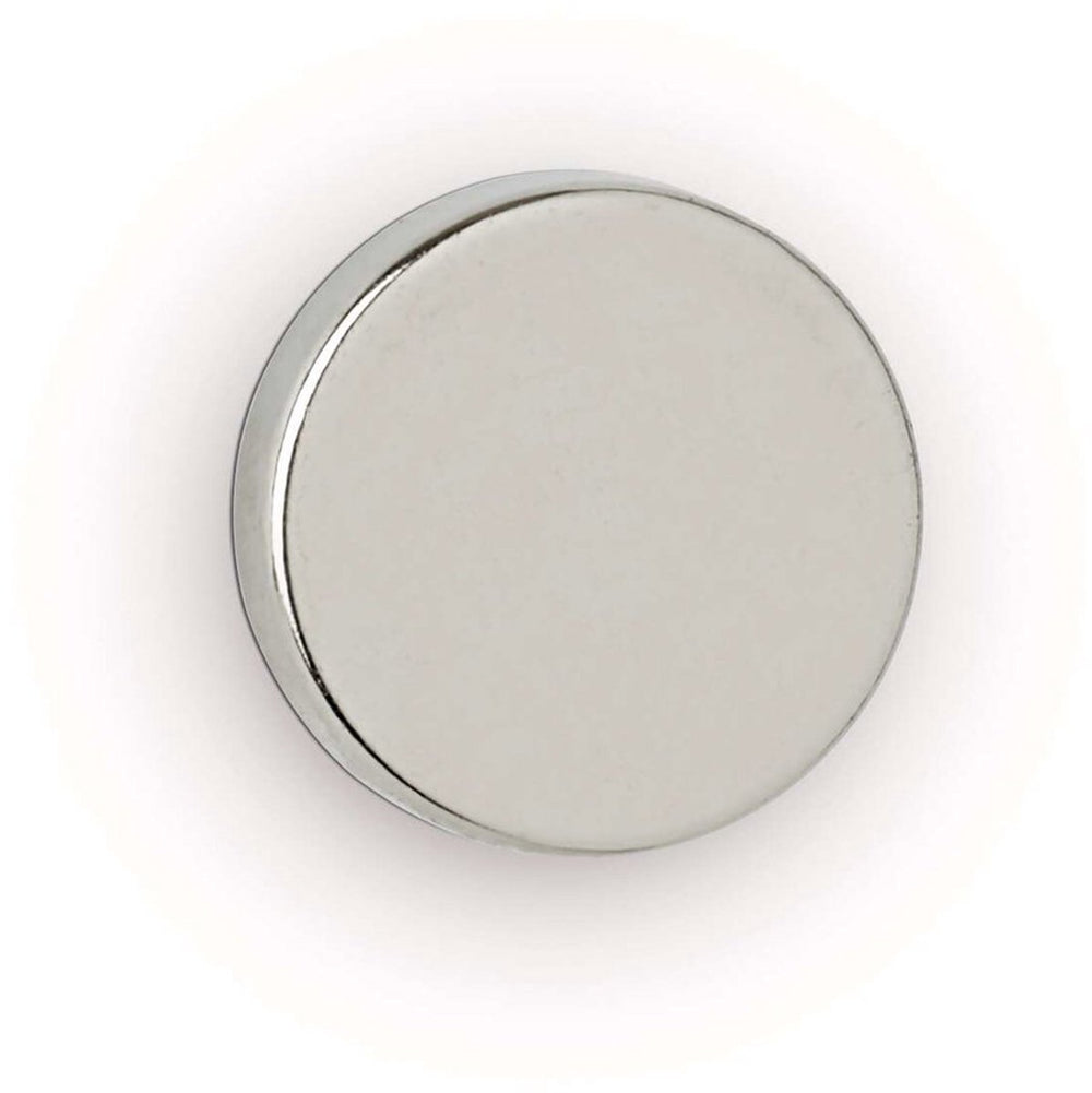 Maul magneet rond 10 stuks 2,5 kg staal metaal neodymium magnetisch ø 1.2 x 0.3 cm zilver