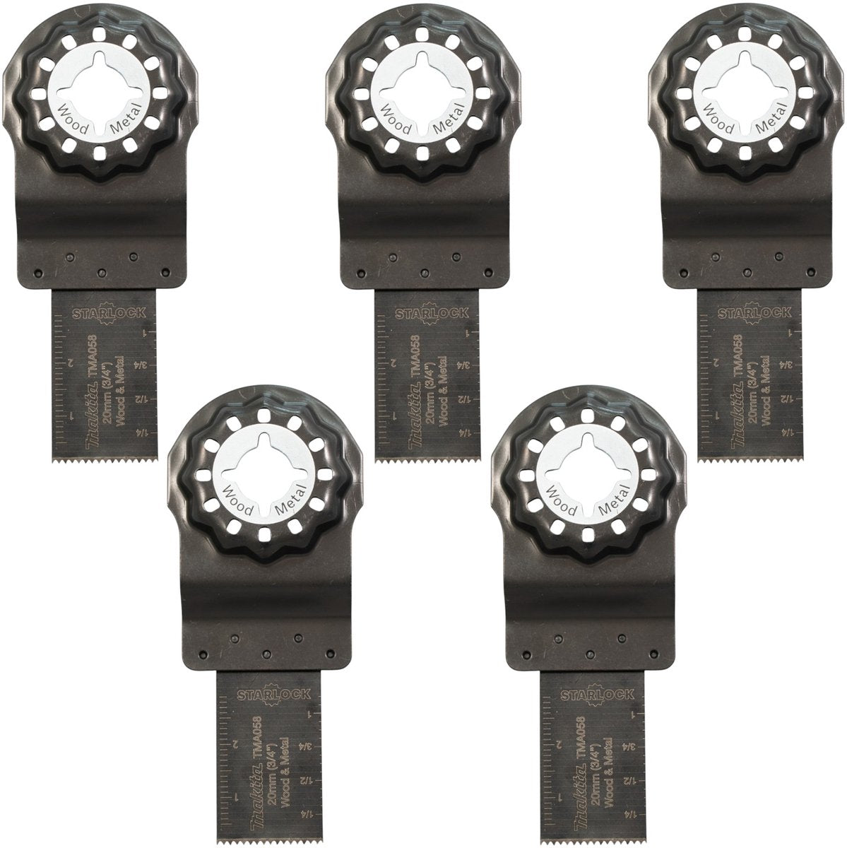 Makita b-64923-5 tma058 invalzaagblad 20mm staal 5 stuks