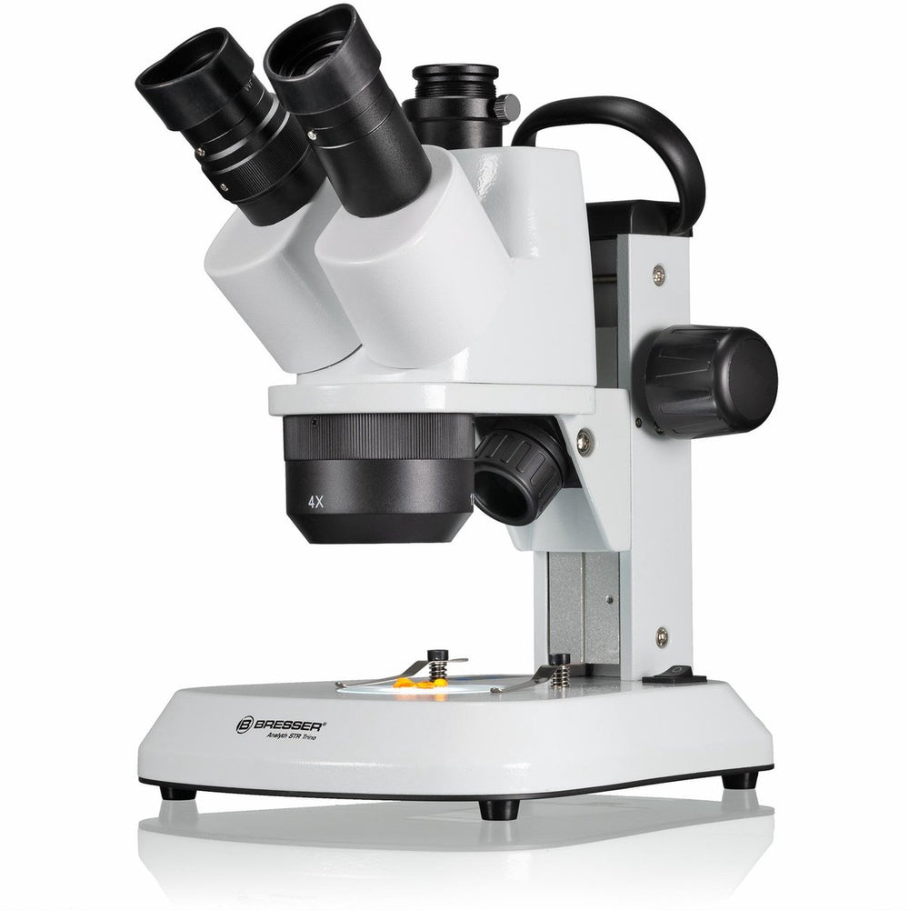 Bresser microscoop - analyth str trino - 10x tot 40x vergroting - op- en doorzichtmicroscoop
