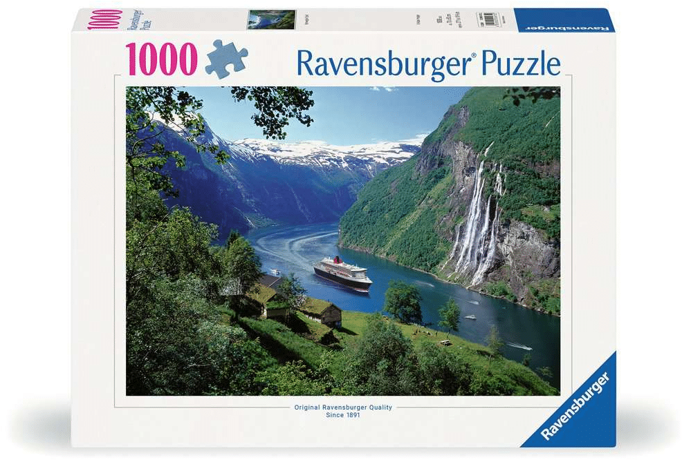 Ravensburger legpuzzel noorsfjord, 1000st.