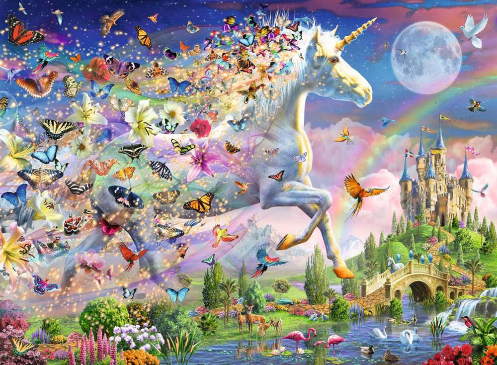Ravensburger legpuzzel xxl fantasy eenhoorn sterrenlijn, 200st.