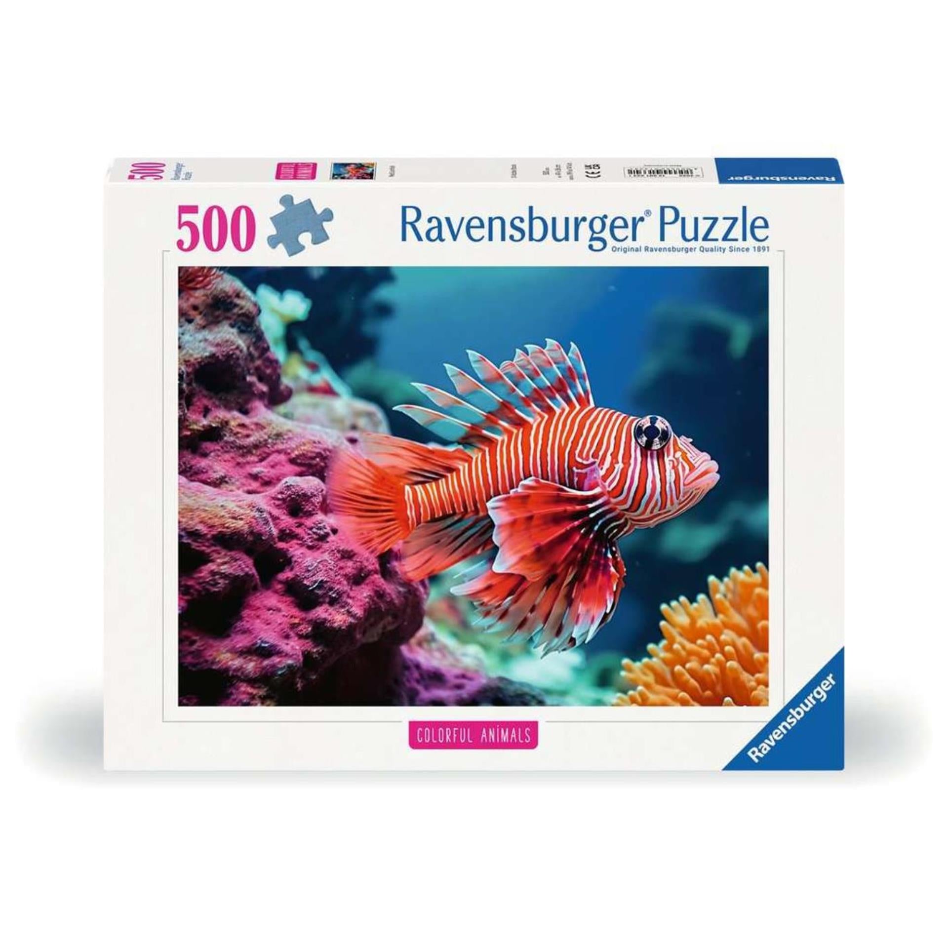 Ravensburger puzzel red lionfish 500st