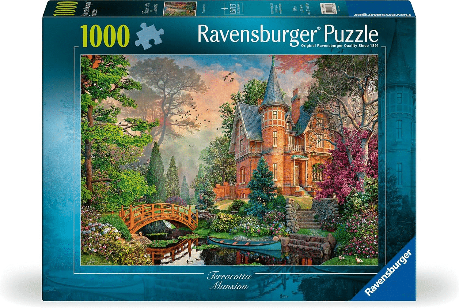 Ravensburger – terracotta mansion – legpuzzel – 1000 stukjes