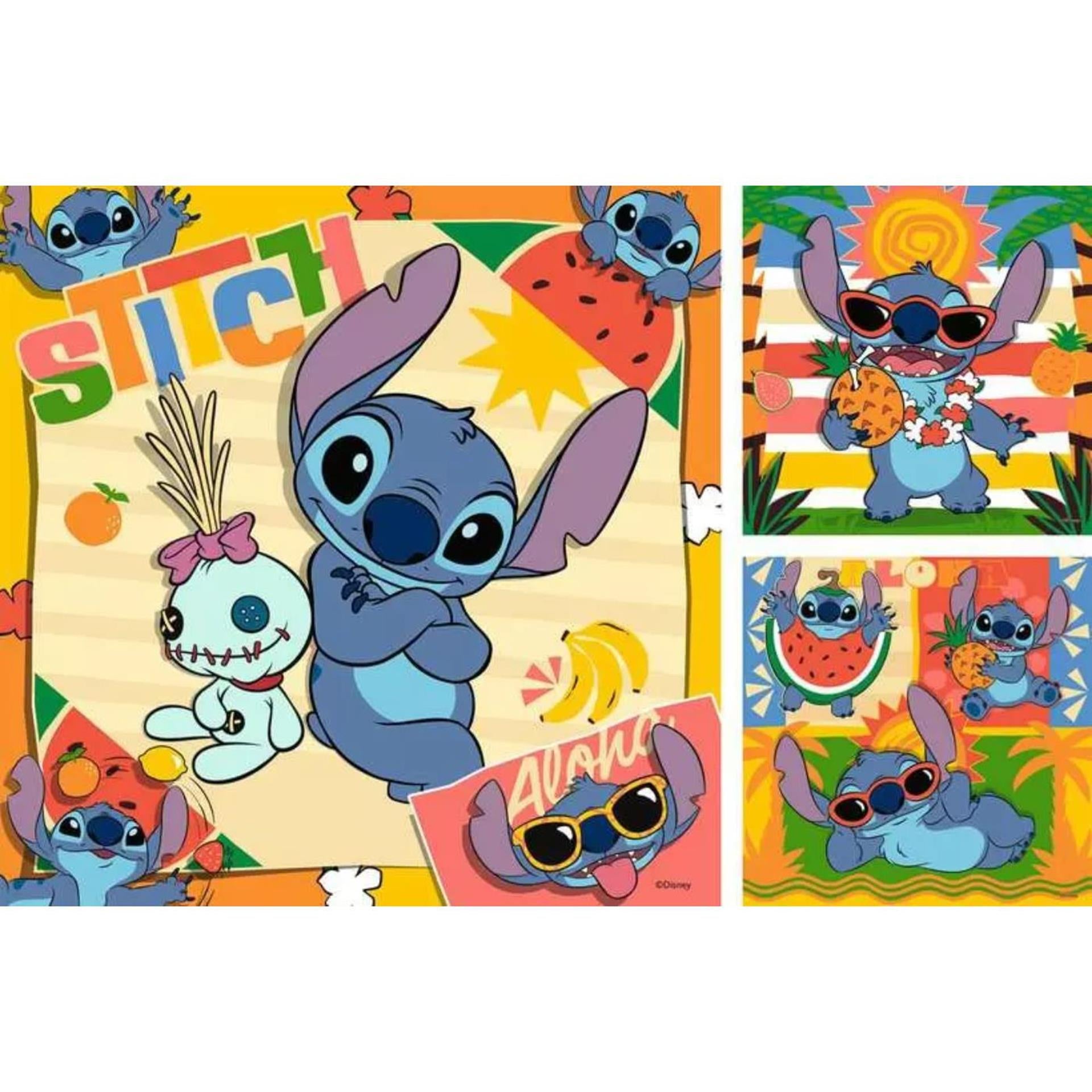 Ravensburger puzzel disney stitch 3x49st